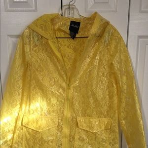 Rain coat size M yellow
